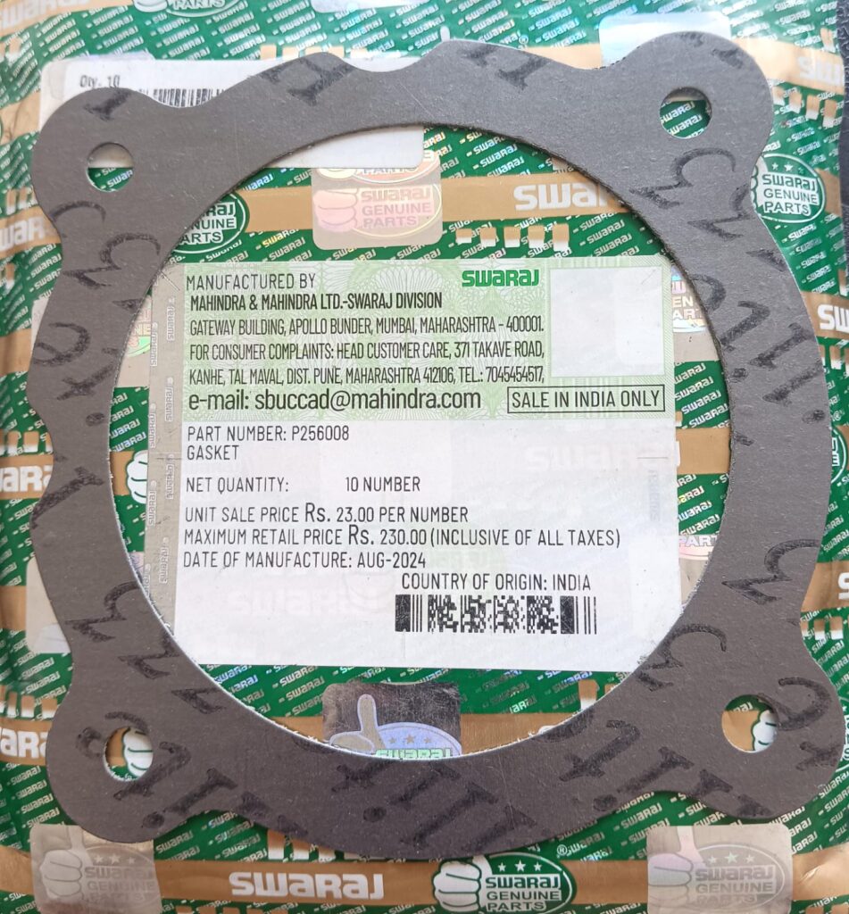 Swaraj Chassis Cover 735 FE packing