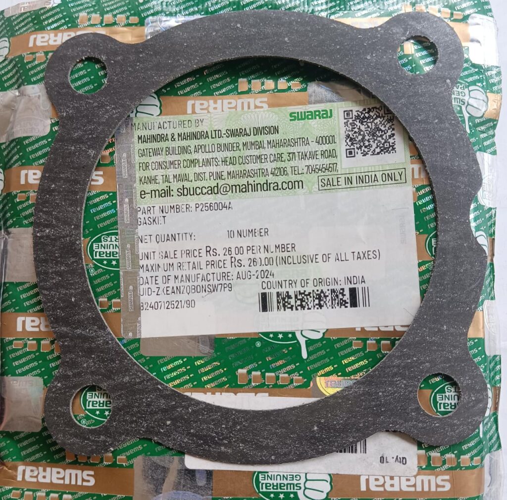 Swaraj Chassis cover packing double lip
