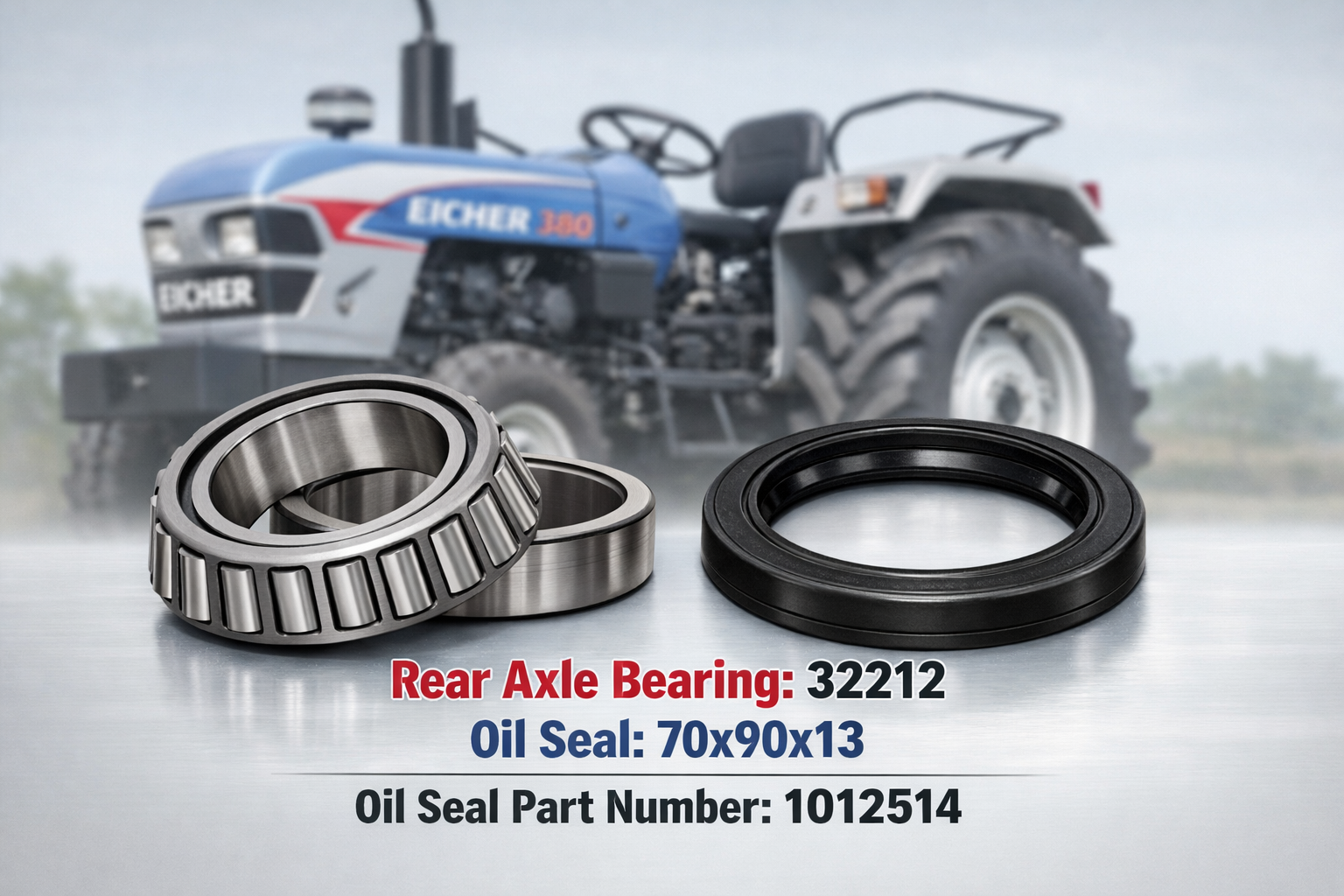 Eicher Tractor Rear Axle Bearing And Oilseal The Tractor Hub