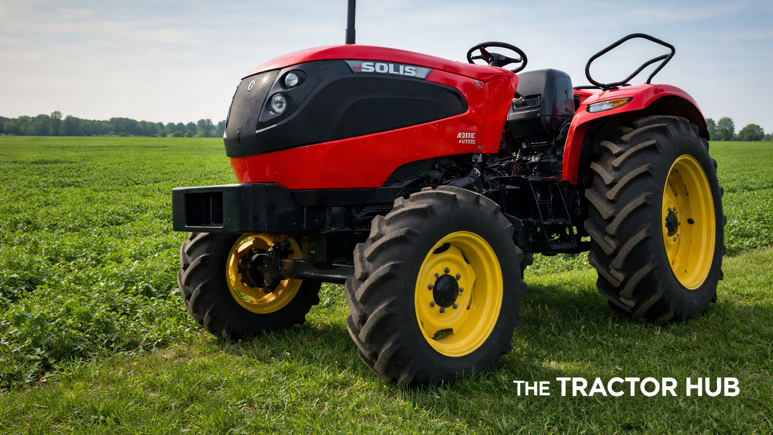 Solis 4215 E 4WD tractor 2-wheel drive