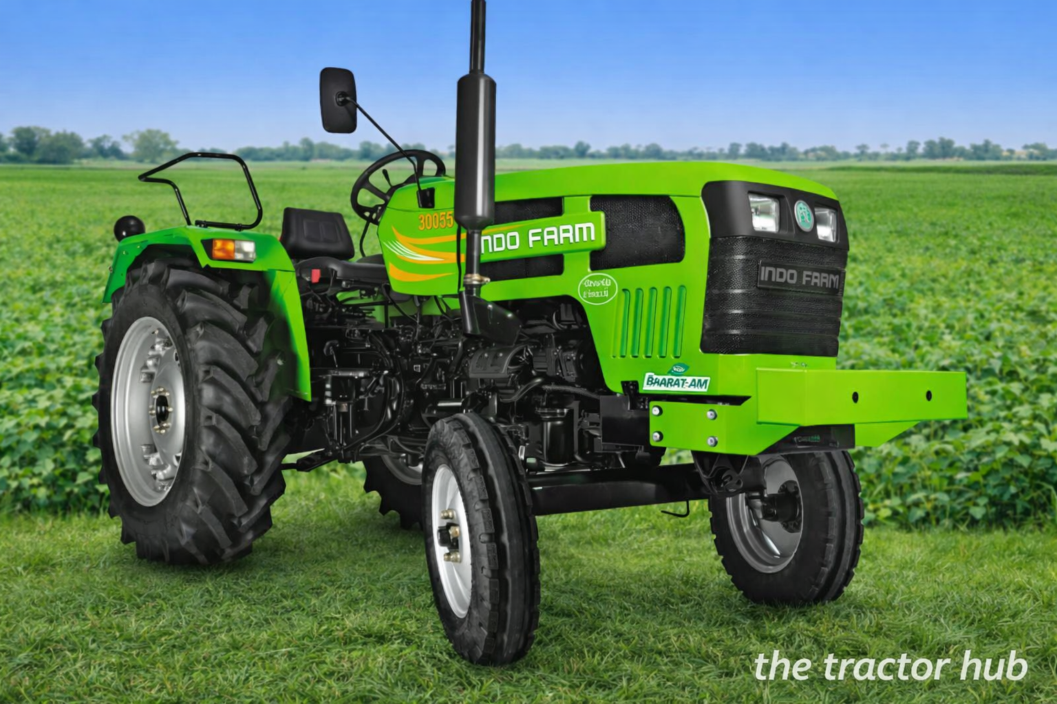 Indo Farm 3035 DI tractor front view Indo Farm 3035 DI tractor specifications image Indo Farm 3035 DI image