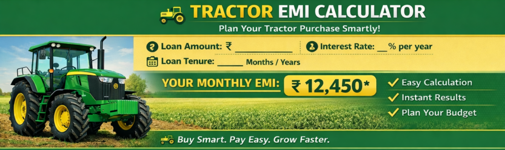 Tractor EMI calculator for all tractor