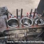 Swaraj 744 FE push rod kit repairing. Swaraj tractor repairing.