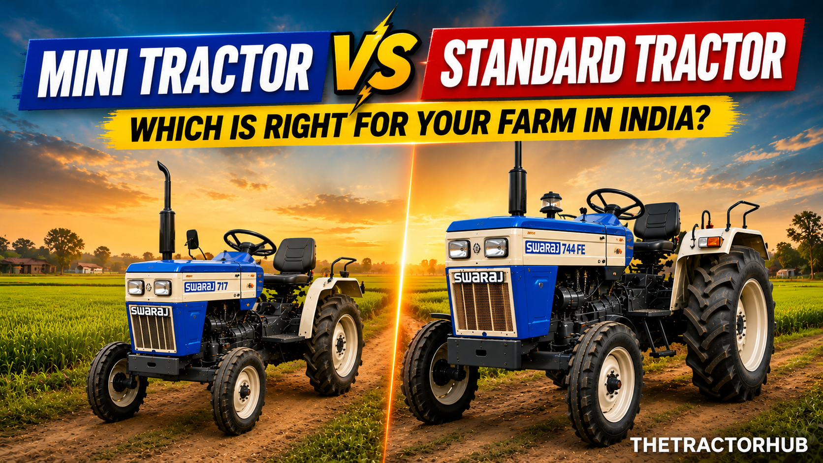 Mini Tractor vs Standard Tractor