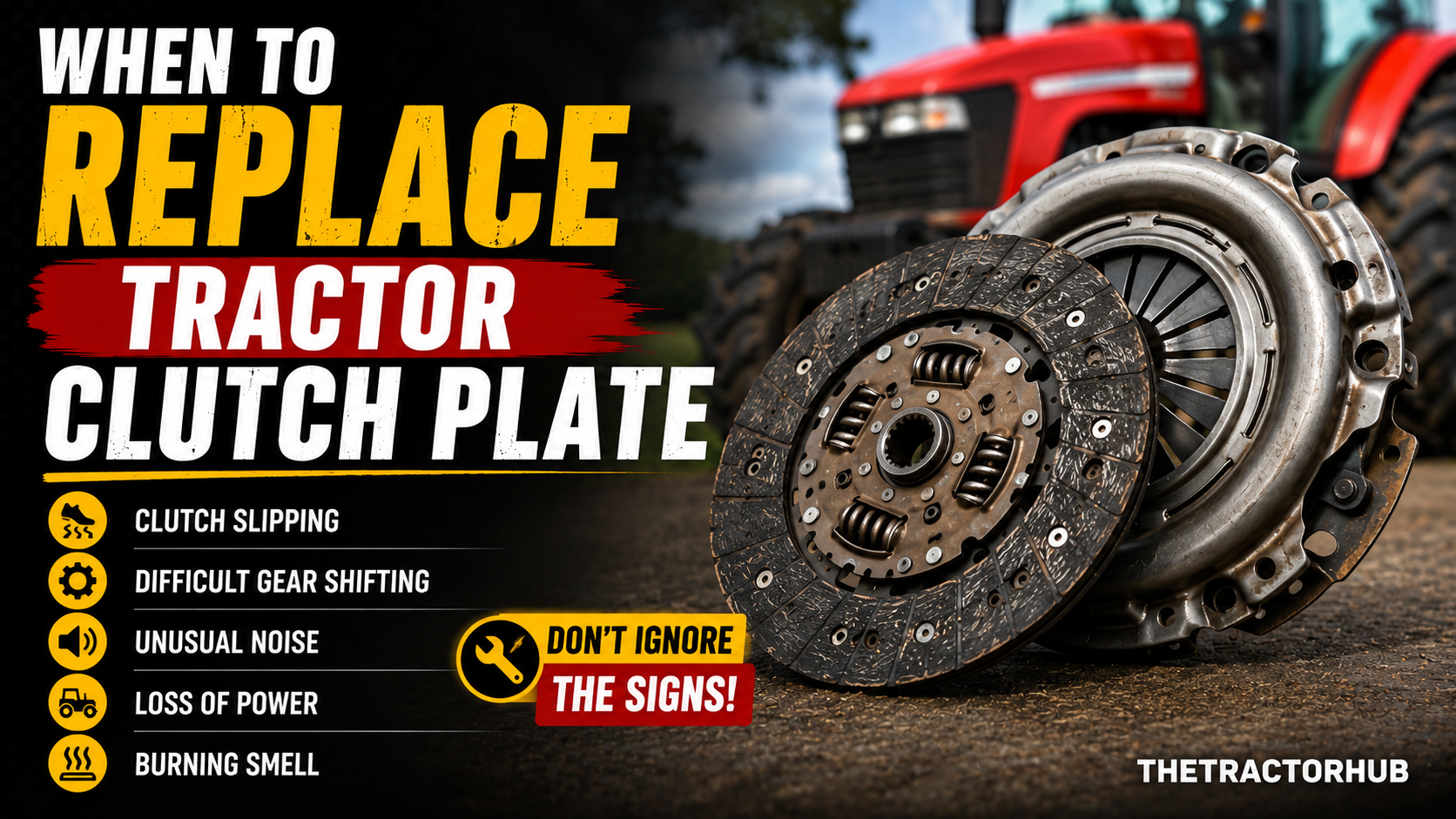 When to Replace Tractor Clutch Plate